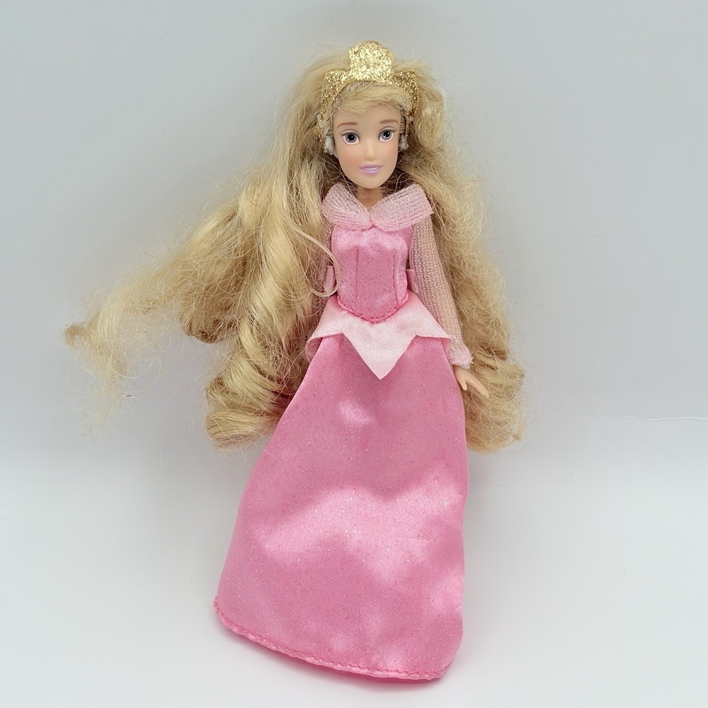 Disney Store Parks Exclusive Princess Collection Aurora Mini Doll Dress 5.5"